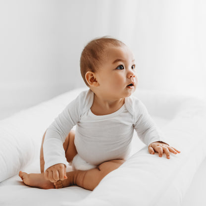 HappySkin® Baby Bodysuit with foldaway mittens